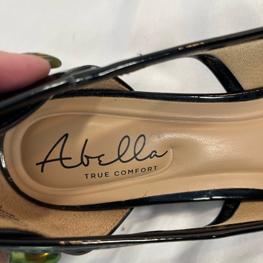 Abella True Comfort “Rylan” Black & white Plaid Flats - Picture 6 of 7